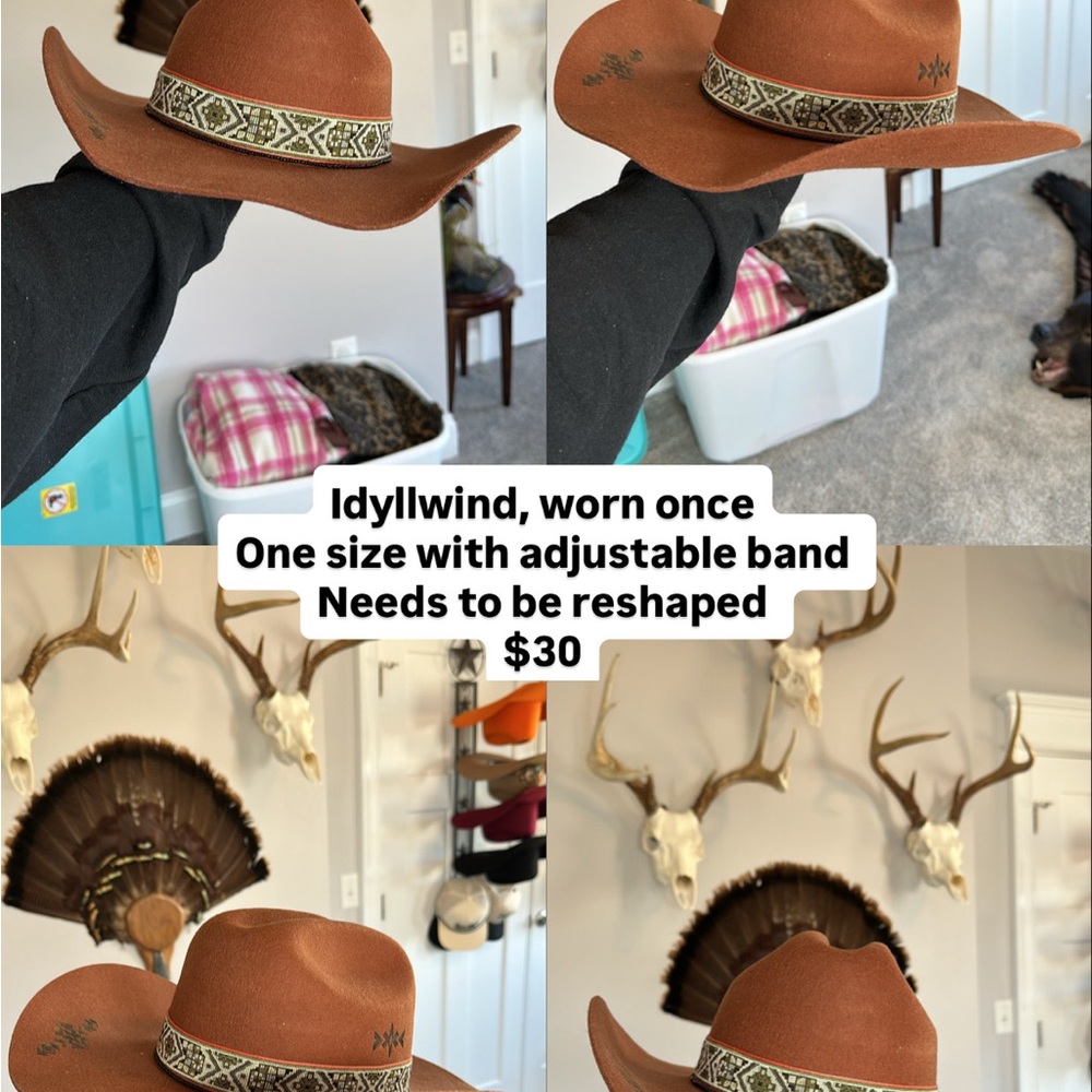 Idyllwind Tan Western Hat with Decorative Band